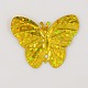 Mixed Butterfly Plastic Paillette/Sequins Links X-PVC-Q001-18-3