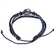 12 Constellation Leather Cord Bracelets BJEW-P240-E01-2