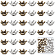 Sunnyclue 40 pièces 2 couleurs capuchons de perles en alliage de style tibétain FIND-SC0003-12-1