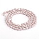 AB Color Plated Faceted Teardrop Glass Beads Strands EGLA-J060-AB02-2