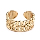Brass Cuff Rings KK-H741-10G-2