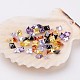 Mixed Grade A Square Shaped Cubic Zirconia Pointed Back Cabochons X-ZIRC-M004-3x3mm-1