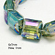 Electroplate Glass Beads EGLA-D024-M-2