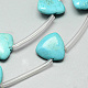 Chapelets de perles en turquoise synthétique G-Q948-52-1