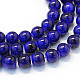 Chapelets de perles rondes en verre peint de cuisson X-DGLA-Q019-8mm-71-1