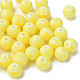 Perles acryliques à rayures opaques MACR-S373-27D-06-7
