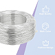Benecreat 20 gauge (0.8 mm) filo di alluminio argento 984 piedi (300 m) filo pieghevole per scolpire in metallo per la creazione di gioielli con perline AW-BC0007-0.8mm-01-5