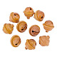 Chgcraft 10 pièces pendentif boîte à cloche en bois déconnectable couleur pérou breloques de gland en bois pour bricolage porte-clés collier artisanat fabrication de bijoux décorations de pendentif de voiture WOOD-WH0027-61-1