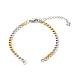 304 bracelet en chaîne en acier inoxydable AJEW-JB00996-02-1