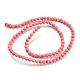 Brins de perles teintes en jaspe impérial synthétique G-D077-A01-03K-3