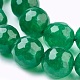 Chapelets de perles en jade de malaisie naturelle G-K288-10mm-11-3