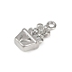 Подвески из латуни с прозрачным фианитом KK-L238-08P-3