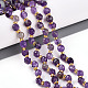 Natürlichen Amethyst Perlen Stränge&nbsp;G-T141-48-1