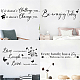PVC Quotes Wall Sticker DIY-WH0200-016-6
