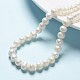 Fili di perle di perle d'acqua dolce coltivate naturali PEAR-D187-17-1