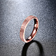 Donne design perfetto anelli in acciaio al titanio RJEW-BB15720-7RG-6