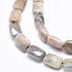 Fili di perline in pietra di sunstone naturale placcati G-K256-19B-01-3