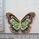 Tissu de broderie informatisé en forme de papillon WG11256-07-1