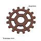 Tibetan Style Alloy Steampunk Pendants TIBEP-AB5006-R-FF-2