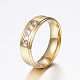 304 Stainless Steel Couple Rings RJEW-P057-33-7-5