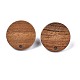 Серьги-гвоздики из орехового дерева MAK-N033-008B-3