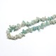 Brins de perles d'amazonite de fleurs naturelles G-O049-B-22-3
