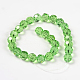 Faceted Round Imitation Austrian Crystal Glass Bead Strands G-PH0008-15-8mm-1
