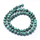 Natural Magnesite Beads Strands TURQ-G148-06-6mm-2