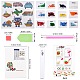 Kits de stickers diamant peinture bricolage pour enfants DIY-WH0168-53-2