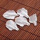 Leaf Acrylic Imitation Pearl Pendants OACR-O002-2946-1