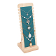 Abnehmbare Halskettenständer aus Bambus mit schräger Rückseite NDIS-WH0001-14-1