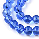 Transparent Glass Beads Strands GLAA-T032-T8mm-16-3