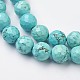Chapelets de perles en turquoise synthétique G-G945-05-10mm-3