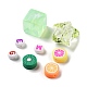 Kit fai da te per realizzare decorazioni con ciondoli con perline color caramello DIY-P081-B07-2