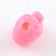 Colorful Strawberry Acrylic Beads X-SACR-R850-14-3