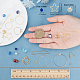 Sunnyclue 181 pièces kits de fabrication de boucles d'oreilles en verre bricolage DIY-SC0015-15-3