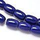 Barrel Lapis Lazuli Beads Strands G-N0140-01-18x25mm-1