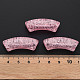 Transparent Crackle Acrylic Beads CACR-S009-001B-N26-5