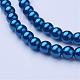 Glass Pearl Beads Strands HY-8D-B72-2
