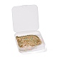 4Pcs 4 Colors Brass Curb Chain Bracelets BJEW-SZ0001-018-7