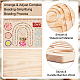 Tableros de diseño de cuentas de madera ODIS-WH0025-144C-4