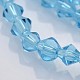 Bicone Glass Beads Strands X-EGLA-P016-4mm-02-3