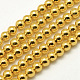 Chapelets de perles en hématite synthétique sans magnétiques X-G-P194-01-4mm-03-1