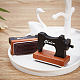 Sellos de goma de madera de diseño de máquina de coser vintage AJEW-WH0152-14-6