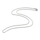 Collares de cadena de cuerda de 304 acero inoxidable NJEW-I245-01A-P-1