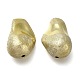 Perles en plastique ccb avec placage UV&nbsp;CCB-D008-11G-1