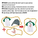 ガラスホットフィックスラインストーン  アップリケの鉄  マスクと衣装のアクセサリー  洋服用  バッグ  パンツ  女性  297x210mm DIY-WH0303-144-5