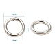 Eisen offenen Ringe springen IFIN-L006-05-2