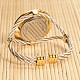 Lady's Golden Tone Stainless Steel watch Bangles WACH-F008-03-3