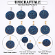 Unicraftale 20pcs 2 couleurs 304 pendentifs en acier inoxydable STAS-UN0037-87-5